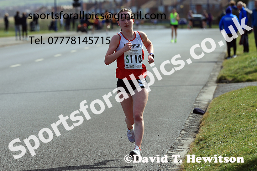 Senior womens Northern 6 Stage Road Relay, 2025 Northern 12 and 6 Stage Road Relays and Junior 5k, Redcar. Photo: David T. Hewitson/Sports for All Pics